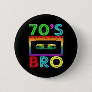 レトロヴィンテージ70のBroのためのハロウィンファミリーマッチ 缶バッジ