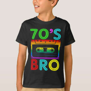 レトロヴィンテージ70のBroのためのハロウィンファミリーマッチ Tシャツ