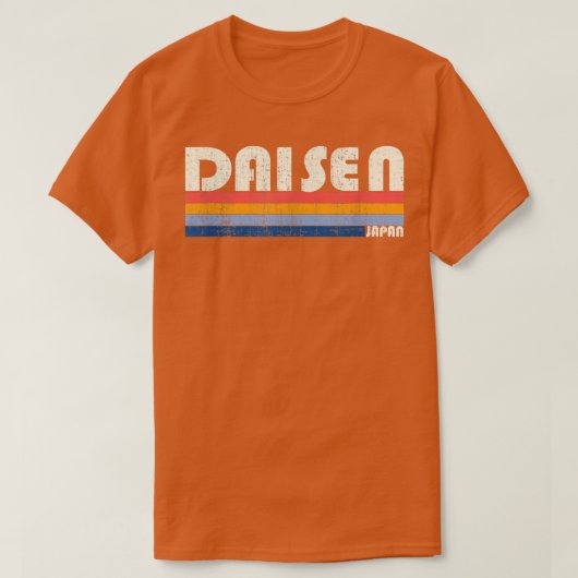 レトロヴィンテージ70年代80年代スタイル大泉 Tシャツ (デザイン正面)
