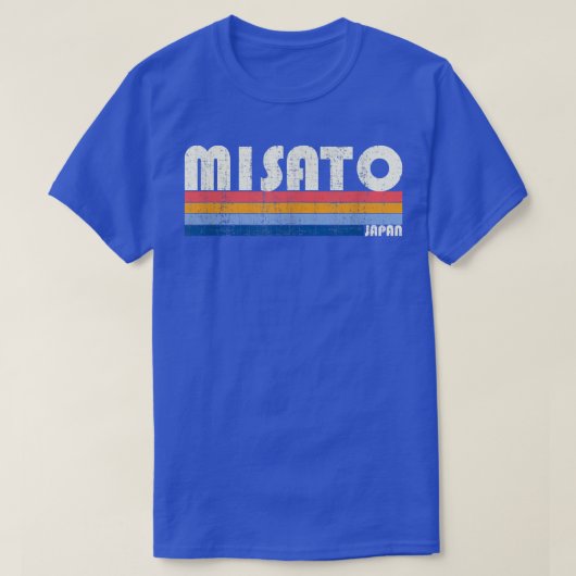 レトロヴィンテージ70年代80年代スタイル美里 Tシャツ (デザイン正面)