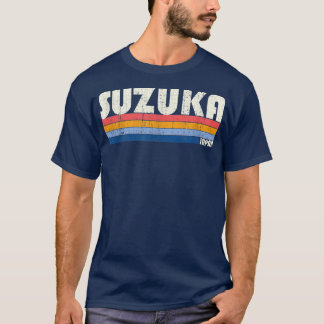 レトロヴィンテージ70年代80年代スタイル鈴鹿,日本 Tシャツ