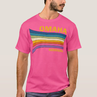 レトロヴィンテージ70sオマハネブラスカギフト tシャツ
