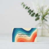 レトロヴィンテージ70sレインボー 名刺 (スタンド正面)