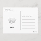 レトロヴィンテージ70s写真卒業2025 ポストカード (裏面)