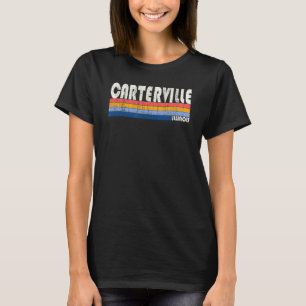 レトロヴィンテージ70s 80sスタイルカルタービルイリノイ tシャツ