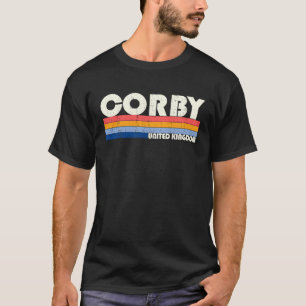 レトロヴィンテージ70s 80sスタイルコルビー統一された王国 tシャツ