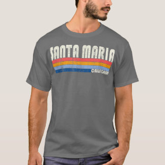 レトロヴィンテージ70s 80sスタイルサンタマリア（カリフォルニア州） tシャツ
