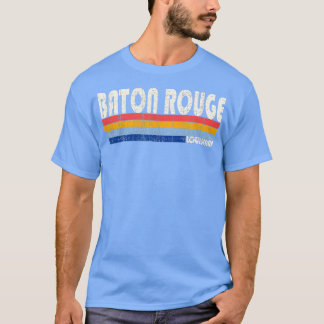 レトロヴィンテージ70s 80sスタイルバトンルージュルイジアナ tシャツ
