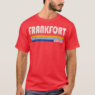 レトロヴィンテージ70s 80sスタイルFrankfort Kentucky Tシャツ