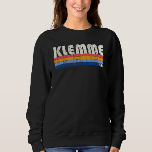 レトロヴィンテージ70s 80sスタイルKlemme Iowa スウェットシャツ