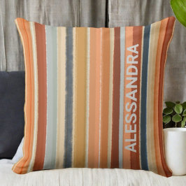 レトロヴィンテージ70s bohoカラフルモノグラム クッション