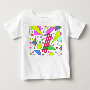 レトロヴィンテージ80および90sスタイル ベビーTシャツ