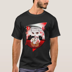 レトロヴィンテージ80の90のトランプのポーカーフラッシュ王室のハート Tシャツ