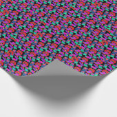 レトロヴィンテージ80ズゲーマーデザイン ラッピングペーパー (角)