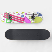 レトロヴィンテージ80sおよび90sスタイル スケートボード (横)
