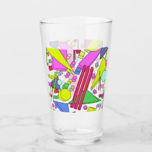 レトロヴィンテージ80sおよび90sスタイル タンブラーグラス