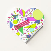 レトロヴィンテージ80sおよび90sスタイル ノートブック (裏面)