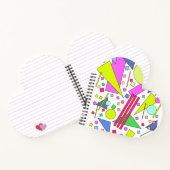 レトロヴィンテージ80sおよび90sスタイル ノートブック (内部)