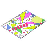 レトロヴィンテージ80sおよび90sスタイル ノートブック (左側)