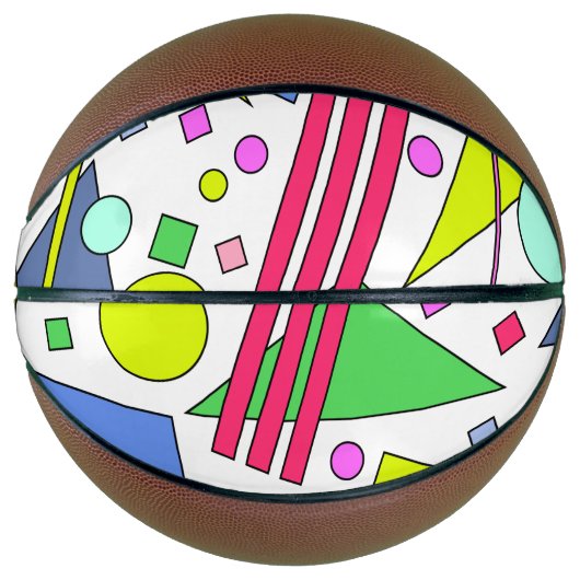 レトロヴィンテージ80sおよび90sスタイル バスケットボール (正面)