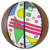 レトロヴィンテージ80sおよび90sスタイル バスケットボール (縦)