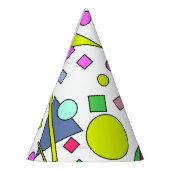 レトロヴィンテージ80sおよび90sスタイル パーティーハット (左)