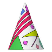 レトロヴィンテージ80sおよび90sスタイル パーティーハット (右)