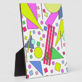 レトロヴィンテージ80sおよび90sスタイル フォトプラーク (側面)