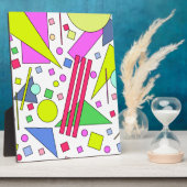 レトロヴィンテージ80sおよび90sスタイル フォトプラーク (側面)