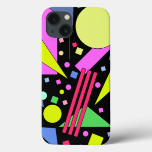 レトロヴィンテージ80sおよび90sスタイル iPhone 13ケース