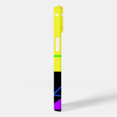 レトロヴィンテージ80sカラフルネオントレンディー幾何学模様 Case-Mate iPhoneケース (裏面 / 右)