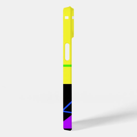 レトロヴィンテージ80sカラフルネオントレンディー幾何学模様 Case-Mate iPhoneケース (裏面 / 右)