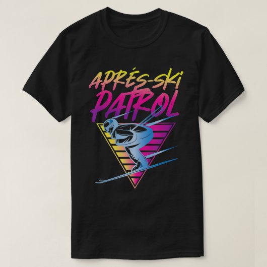 レトロヴィンテージ80s Apresスキーパトロール Tシャツ (デザイン正面)