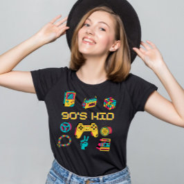 レトロヴィンテージ90s KIDノスタルジア図 Tシャツ
