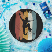 レトロヴィンテージ ペーパープレート (パーティー)