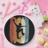 レトロヴィンテージ ペーパープレート (パーティー)