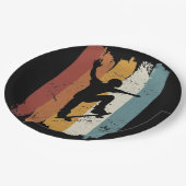 レトロヴィンテージ ペーパープレート (アングル)