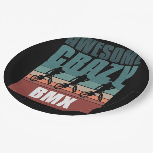 レトロヴィンテージBMX ペーパープレート (アングル)
