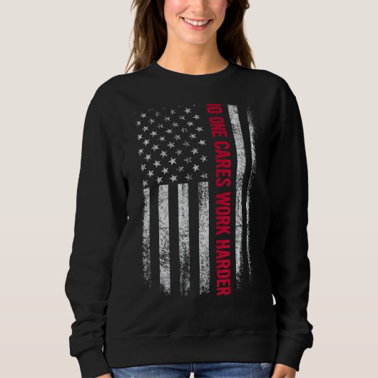 レトロヴィンテージNo 気に One Work Harly Usa Flag Wo スウェットシャツ (正面)