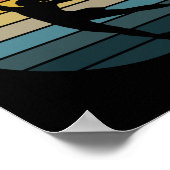 レトロヴィンテージWnbaバスケットボールロゴ ポスター (角)