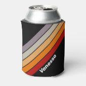 レトロヴィーベストライプのレインボー 缶クーラー (缶裏面)