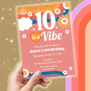 レトロヴィーベ10誕生日 招待状