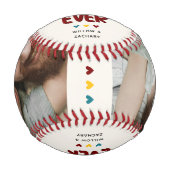 レトロヴィー最高のパパEver 2 Photo Collage 野球ボール (正面)