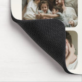 レトロヴィー最高のパパEver' 3 Photo Collage マウスパッド (コーナー)