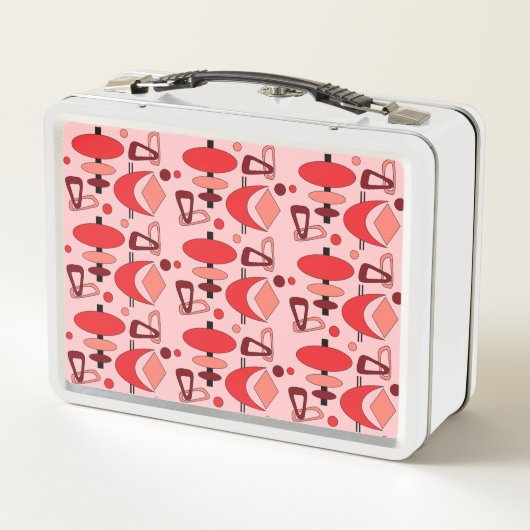 レトロ三日月トーテム形状メタルランチボックス メタルランチボックス (裏面)