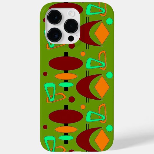 レトロ三日月トーテム形状 Case-Mate iPhoneケース (裏面)
