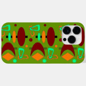 レトロ三日月トーテム形状 Case-Mate iPhoneケース (裏面 (横))