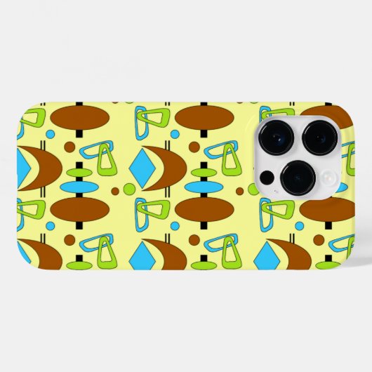 レトロ三日月トーテム形状 Case-Mate iPhoneケース (裏面 (横))