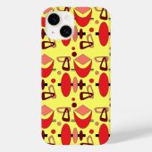 レトロ三日月トーテム形状 Case-Mate iPhoneケース (裏面)