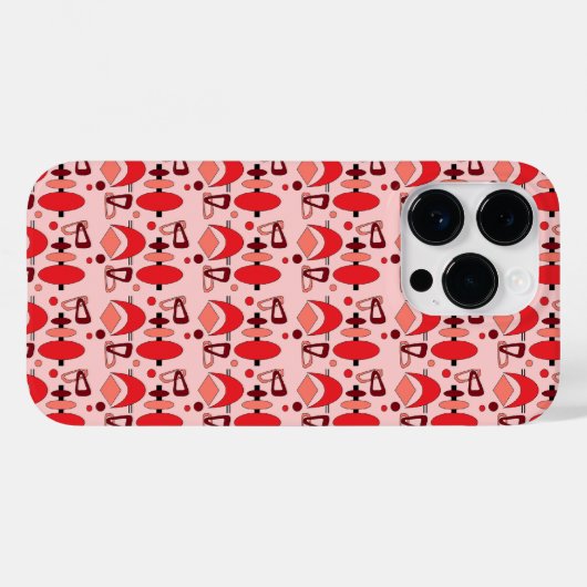 レトロ三日月トーテム形状 Case-Mate iPhoneケース (裏面 (横))